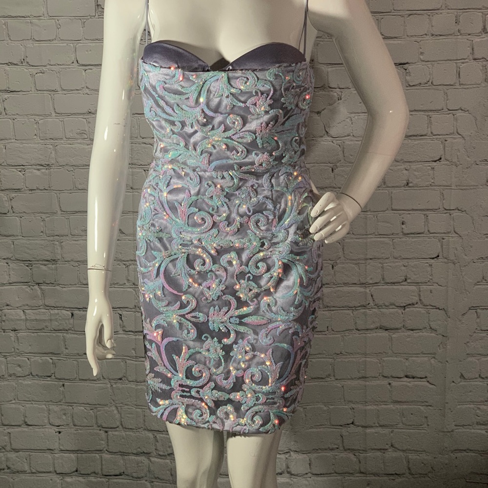 NWT Naked Wardrobe Sequin dress, sz. L
